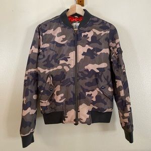 Gap Bomber Jacket Camo Print